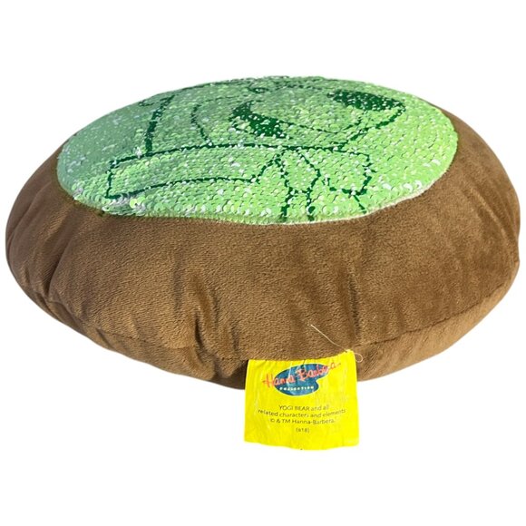 12"‎ Yogi Bear Sequin Pillow Name/Face Hanna Barbera Collection - Picture 3 of 9